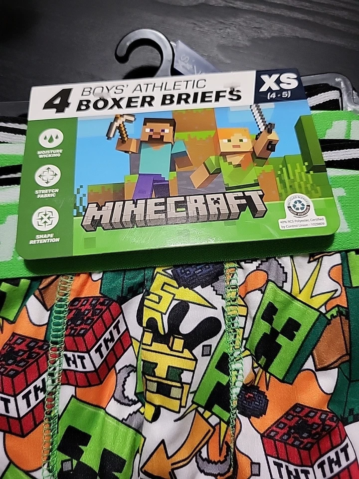 Boxer Minecraft para niños talla 4/5 Foto 2 de 4