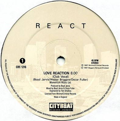 React - Love Reaction (12'')