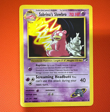 EXCELLENT Sabrina's Slowbro 60/132 Gym Heroes Uncommon Unlimited EN 1999 70HP on eBay