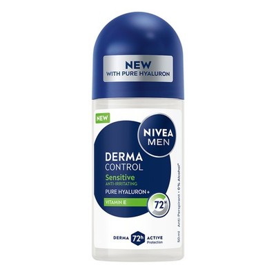 100203 NIVEA MEN Derma Control Sensitive Antitranspirant Roll-on 50 ml