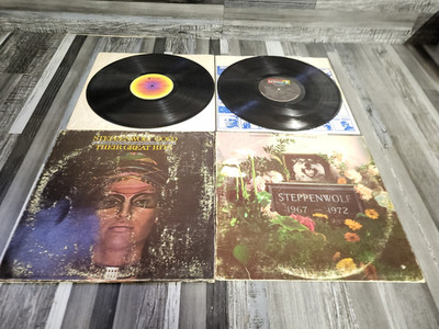 Steppenwolf (2-SET) Rest in Peace & Greatest Hits Vintage LP Vinyl Album Record