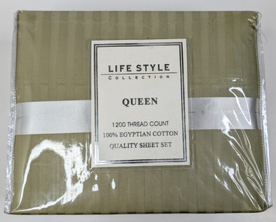 New Green Queen Sheet Set 1200 Thread Ct Egyptian Cotton, Home Sweet Life Style