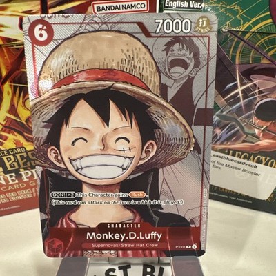Monkey.D.Luffy (Alternate Art) P-001 One Piece Promotion Cards