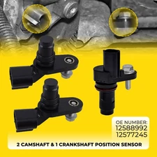 Camshaft & Crankshaft Position Sensor Kit For GMC BUICK CHEVROLET PONTIAC SAAB B
