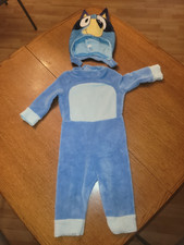 Bluey Child Small Halloween Costume Dress Up Jumpsuit Apparel with Headpiece