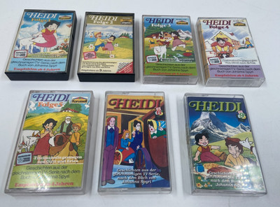 Heidi Hörspiele Kassetten Geschichten Karussell 7 Stück: Folge 1 2 3 4 5 6 9