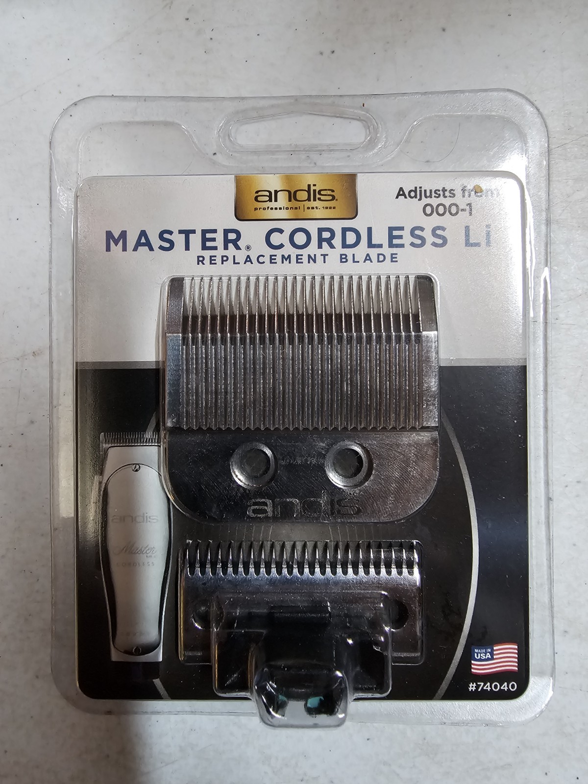 Andis Master Cordless Li Replacement Blade #74040 Adjustable
