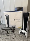 PlayStation 5 Disk Edition Console 825GB White + Controller + Original Box