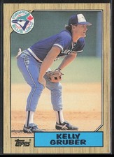 1987 Topps Kelly Gruber Toronto Blue Jays #458