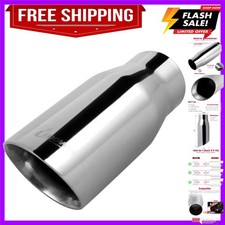 2.25 To 3 Exhaust Tips 2 14 Inch Inlet 3 Inch Outlet 8 Long Stainless Ste... 2.25 To 3 Exhaust Tips 2 14 Inch Inlet 3 Inch Outlet 8 Long Stainless Ste...