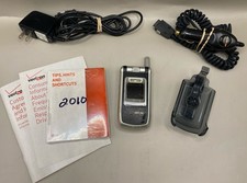LG VX7000 2G Flip Phone Verizon Chargers Belt Clip Manual No Box Working Flash