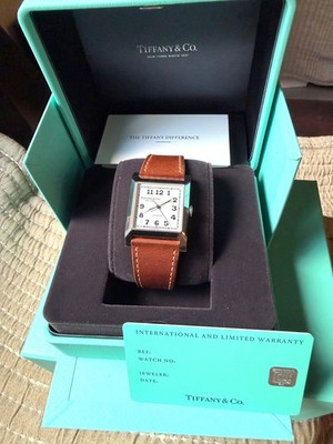 Tiffany &Co Union Square watch automatic Excellent condition with box papers