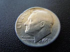 1958 Roosevelt Silver Dime Coin