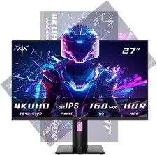 KTC H27P22S 27'' 4K Gaming Monitor UHD 160Hz/144Hz 1ms Fast IPS Pivot Adjustable