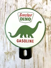 VINTAGE SINCLAIR DINO GASOLINE PUMP STATION PORCELAIN GAS MOTOR OIL TOPPER SIGN