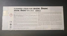Roland Cleaning Liquid Eco-Sol Soljet Solvent 220ml Cartridge 