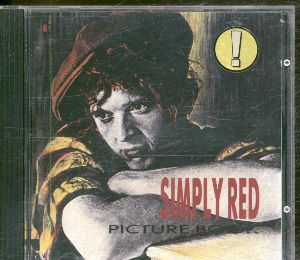Simply Red Picture Book CD Germany East West 1985 cd. Has ! sticker on front