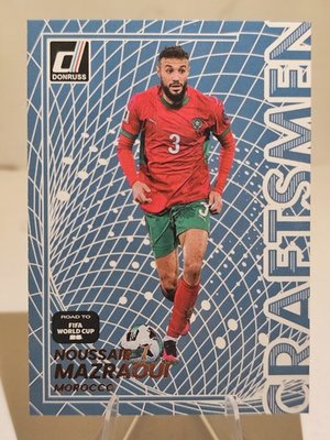 #ad 25 26 Donruss Road to FIFA World Cup Craftsmen Noussair Mazraoui gls0463 $1.99