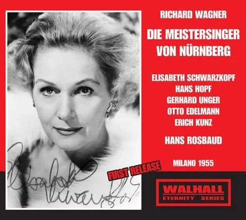 Wagner Meistersinger Elisabeth Schwarzkopf Hans Rosbaud Milan 1955 Walhall 4 CD