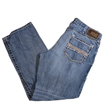 Ariat Men's Relaxed Boot Cut Jeans Medium Wash 100% Cotton Wais 17.5 IS 29