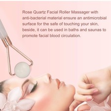 Jade Roller Skin Tightening Reducing Puffiness Finely Polished Face Massager