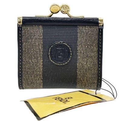 Authentic, unused Fendi coin case, wallet, purse, Pecan | eBay display picture 1