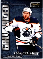 Leon Draisaitl 2022-23 O-Pee-Chee Platinum Galvanized Edmonton Oilers #G-3
