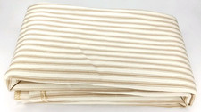 Quilting Fabric Sewing Craft Cream White Stripes Heavy 34" x 45" New Arrival