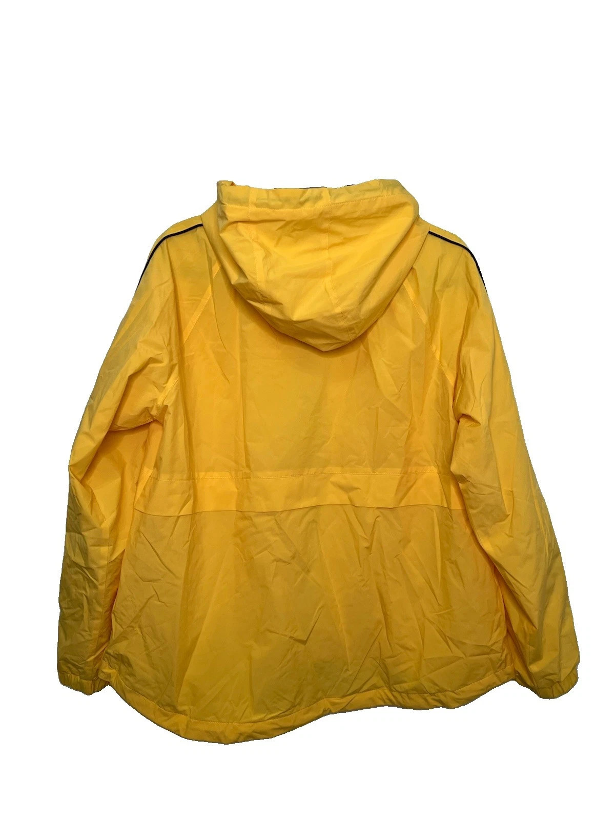 Tommy Hilfiger Yellow Hooded Full Zip Windbreaker Jacket Men’s Size M image 2