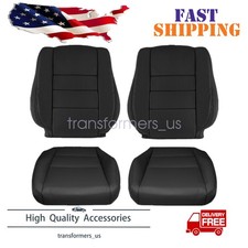 Fits 2008-2012 Honda Accord Seat Cover Front Leftright Bottomtop Leather Black