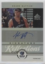 2005-06 Upper Deck NBA Reflections Signature Shane Battier #SR-SB Auto no9