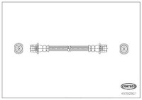 Corteco Bremsschlauch Fahrzeugseite, Hinterachse, Links FüR Toyota