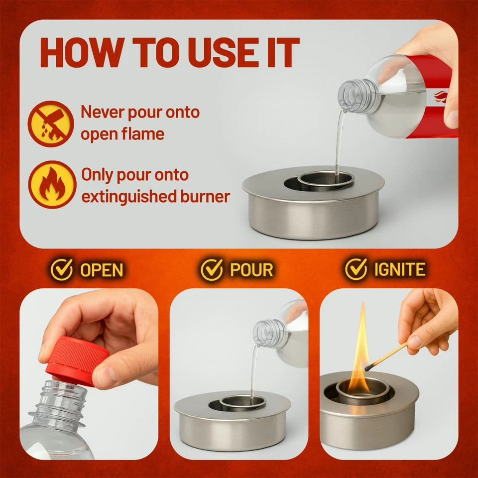 Premium Bio Ethanol Fireplace Fuel (20X1 L) Fires, ,Versatile - Image 4 of 4