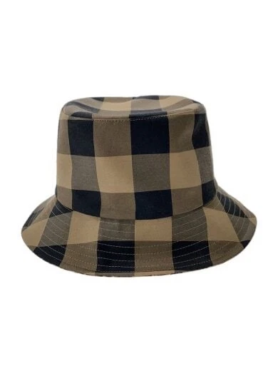 Christian Dior/chapeau seau/  /polyester/BEG/Check/Femme/04CHE923I142