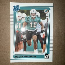 Jaelan Phillips 2021 Donruss RATED ROOKIE #336 Miami Dolphins FOOTBALL RC