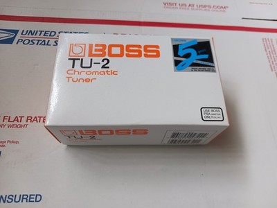 Boss TU-2 Chromatic Tuner Guitar Pedal w/Power Adaptor