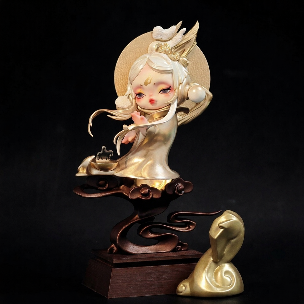 POP MART Skullpanda Wind Rider Special Version Golden Gallop