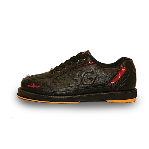 3G Men's Racer Black Right Hand Bowling Shoes