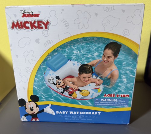 Disney Jr Mickey Mouse Baby Pool Watercraft Float Swimming Seat Tube 6 ...