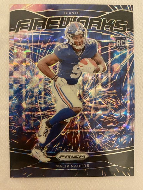 Malik Nabers 2024 Panini Prizm Black Finite Black Finite