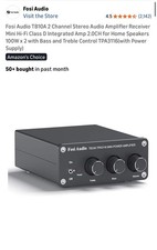 FOSI AUDIO TB10A 2 CH INTEGRATED AMP