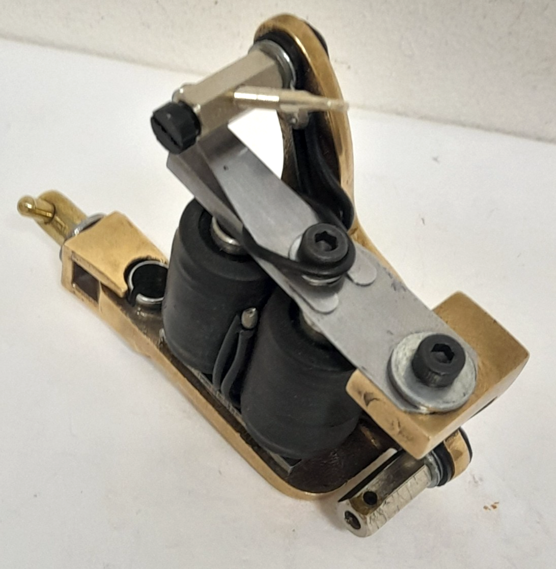 Genuine Micky Sharpz 2016 Bronze T-Dial tattoo machine shader