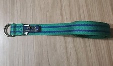 Polo Ralph Lauren Childs Belt, Green And Blue, Size 7, 28 Inches