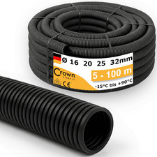 Leerrohr Wellrohr Erdreich M16 | M20 | M25 | M32 Kabelschutz Flexrohr 5-100m