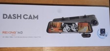 Rexing M3 BBYM3 1080p 3-Channel Mirror Dash Cam - Black