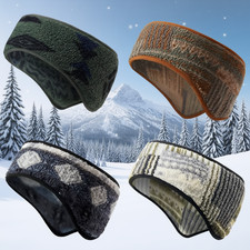 Ear Warmers Headband Winter Fleece Running Ski Ear Muffs Headband for Women Men