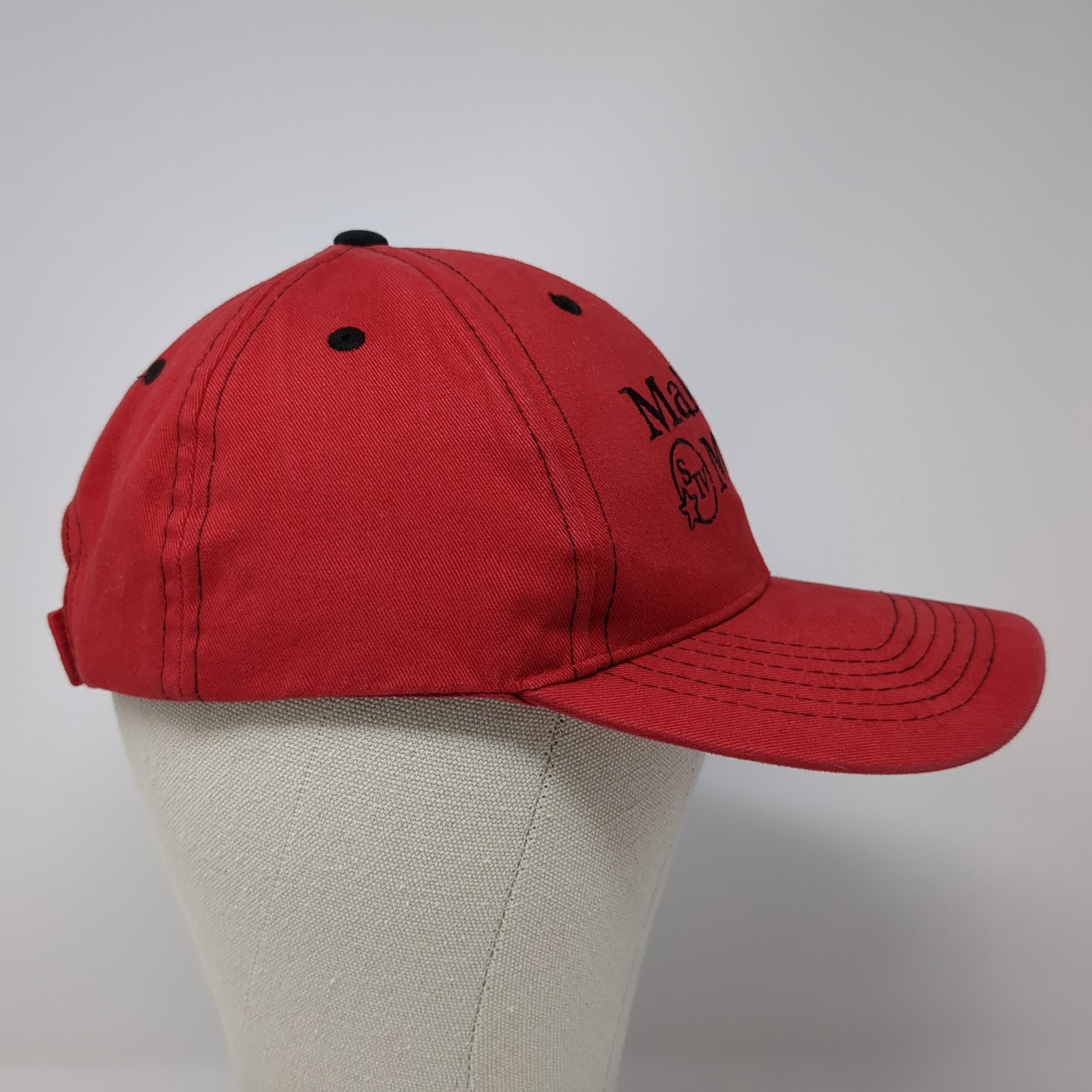 Maker's Mark Baseball Cap Red One Size Adjustable… - image 5