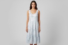 Multicolored 3 Layer Floral Dress One Size