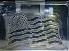 1oz Silver American Flag by SMI 1 oz .999 Fine Silver Bullion Security Art Bar