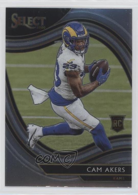 2020 Panini Select Field Level Cam Akers #355 Rookie RC